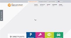Desktop Screenshot of angersloireaeroport.fr